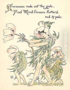 Anemones by Walter Crane