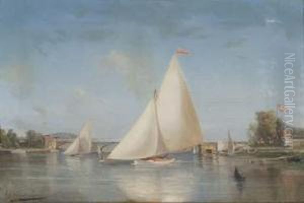 Voiliers Sur La Seine En Ete - view 1