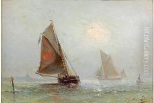 Les Voiliers by Paul Ch. Emmanuel Gallard-Lepinay