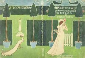 Book Jacket design for A Floral Fantasy in an Old English Garden by Walter Crane