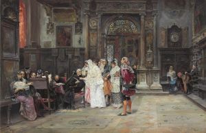 The Wedding Day by Jose Gallegos Y Arnosa
