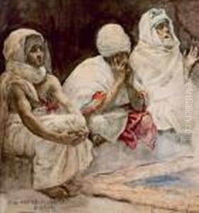 Tre Uomini Ai Margini Della Strada by Jose Gallegos Y Arnosa