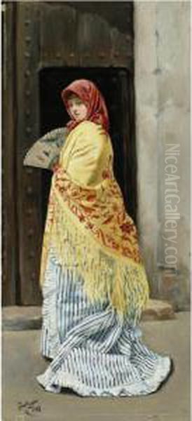 The Yellow Shawl - view 1