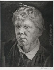 Apockmarked Boy From Savo by Akseli Valdemar Gallen-Kallela