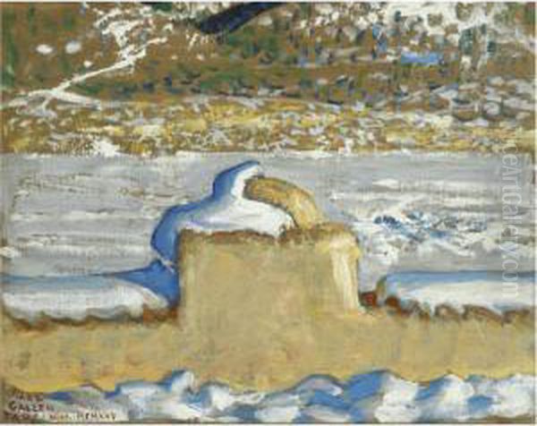Taos New Meksico Lumen Peitteessa (taos, New Mexico Under Snow) - view 1