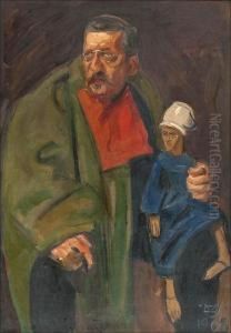 Mies Ja Nukke by Akseli Valdemar Gallen-Kallela