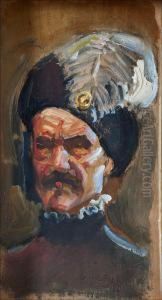 Omakuva by Akseli Valdemar Gallen-Kallela