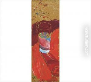 A Drinking Glass by Akseli Valdemar Gallen-Kallela