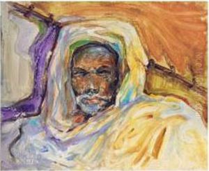 Afrikkalainen (an African) by Akseli Valdemar Gallen-Kallela