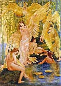 The Swan Maidens 2 by Walter Crane