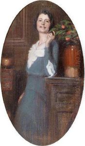 Ragazza In Un Interno by Riccardo Galli