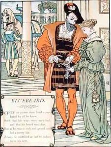 Bluebeard and his wife by Walter Crane