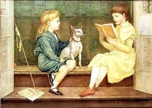 Lionel and Beatrice Crane 2 by Walter Crane