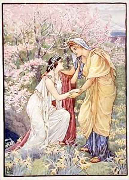 Demeter rejoiced for her daughter was by her side - view 1