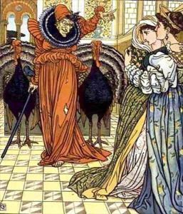 Illustration from The Yellow Dwarf first edition by Walter Crane