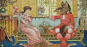 Illustration from Beauty and the Beast 2 by Walter Crane