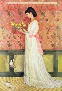 Portrait of Mrs Ingram Bywater by Walter Crane