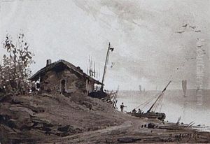 Paisaje Costero by Baldomero Galofre Y Gimenez