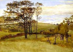 Late Summer Landscape 2 by Walter Crane