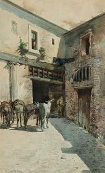 A La Puerta Del Establo. - view 1