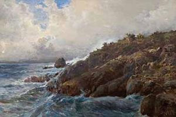 Pescador En Las Rocas - view 1