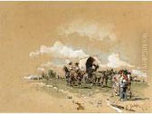 Romeria (approach To The Fair) by Baldomero Galofre Y Gimenez