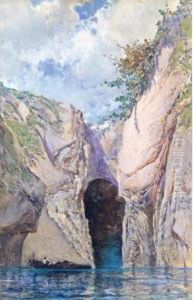 La Gruta (the Grotto) by Baldomero Galofre Y Gimenez