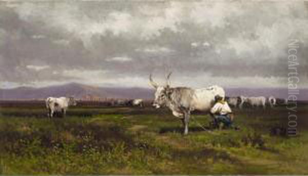 Paisaje Con Ganado (landscape With Cow) - view 1