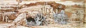 Study for The Laidley Worm of Spindleston Heugh by Walter Crane