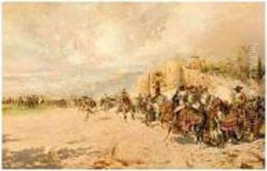 En La Feria (country Fair) by Baldomero Galofre Y Gimenez