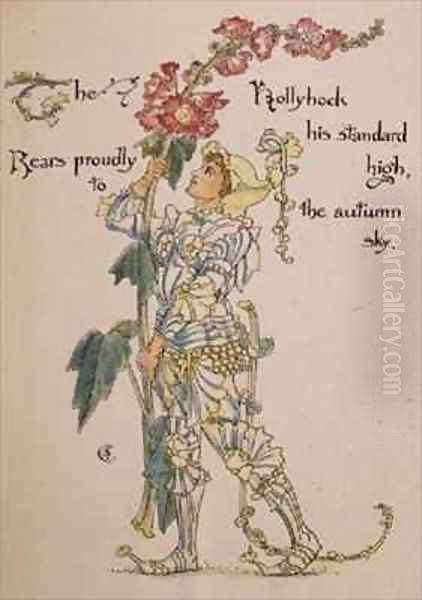The Hollyhock from the Floras Feast - view 1