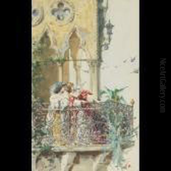 A Venetian Balcony - view 1
