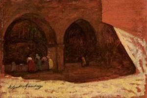 Fonte Branda, Siena by Raffaello Gambogi