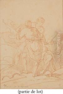 Personnages Portant Des Armes by Jacques Gamelin