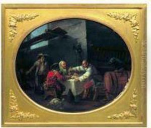 Signe En Bas A Droite Sur La
Ceinture Du Tabouret : J. Gamelin Au Revers Numero D'inventaire : 96 by Jacques Gamelin