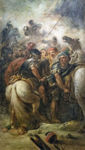 choc De Cavalerie by Jacques Gamelin