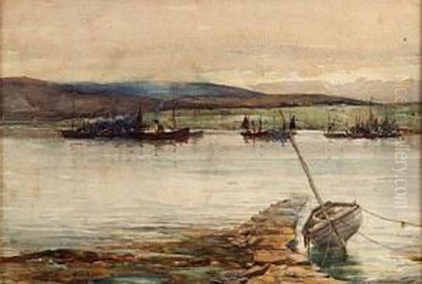 Shipping In An Estuary - view 1