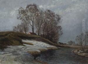 Flusslandschaft Im
Vorfruhling. Flusslandschaft Im
Vorfruhling.