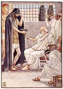 He drank the contents as though it were a draught of wine He drank the contents as though it were a draught of wine