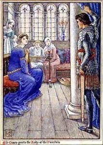 Sir Owen Greets the Lady of the Fountain
