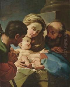 Adorazione Dei Pastori by Ubaldo Gandolfi