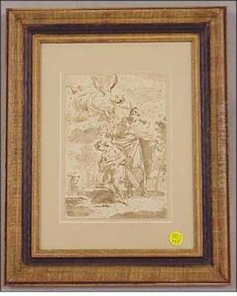 Abrahamsacrificing Isaac - view 1