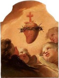 Il Sacro Cuore Adorato Da Cherubini