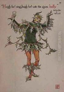 Holly by Walter Crane