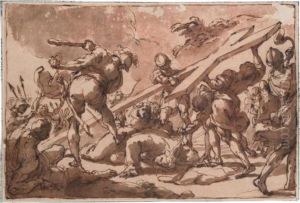 Salita Al Calvario by Ubaldo Gandolfi