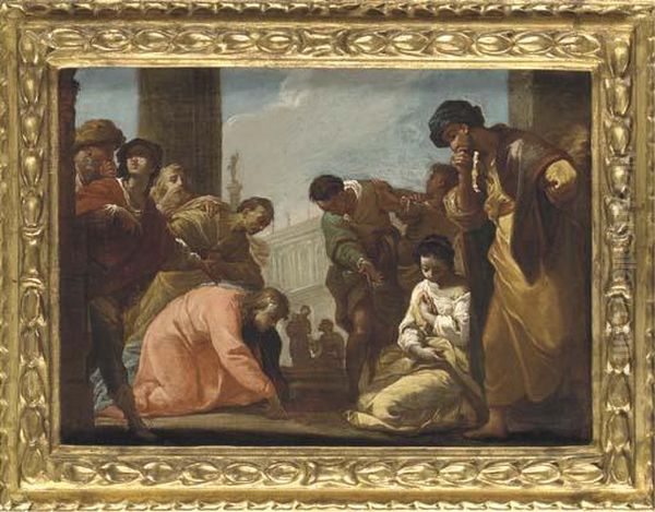 Christ And The Woman Taken In Adultery - view 1