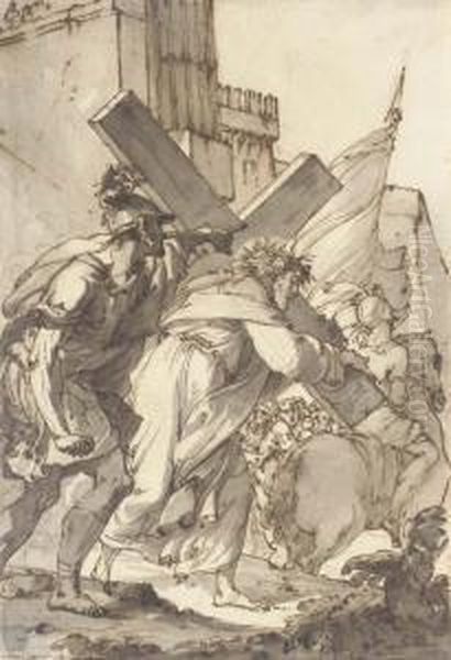 Christ On The Way To Calvary - view 1