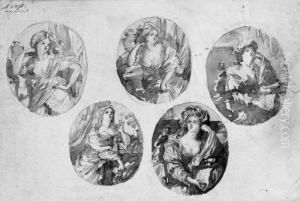 Five Sibyls by Ubaldo Gandolfi