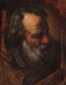 Study Of The Head Of An Apostle by Ubaldo Gandolfi