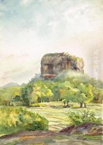 Sigiri From Rest House, Ceylon (sri Lanka)